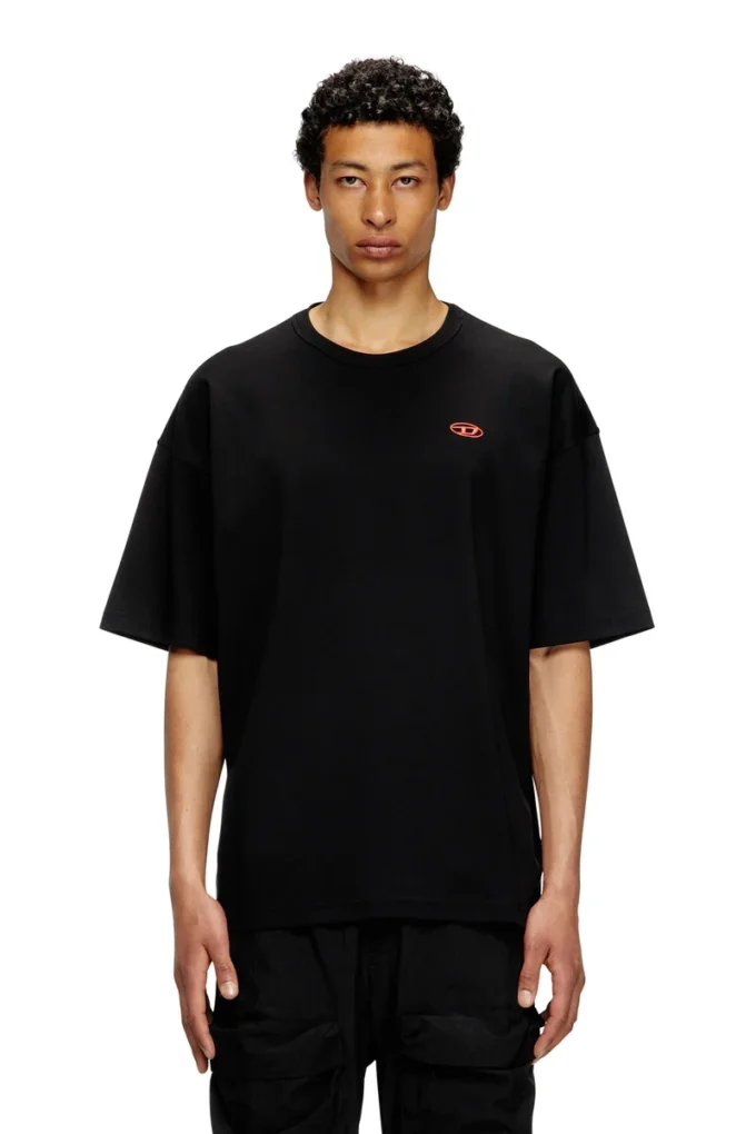 t-boxt-t6 T-shirt con Oval D rosso