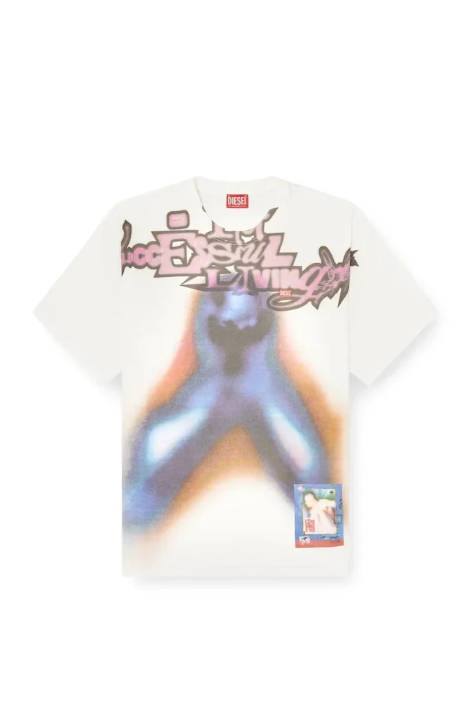 t-boxt-v13 T-shirt comoda in cotone con stampa digitale