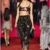 t-bra-dev Top reggiseno in tulle con jersey distrutto t-bra-dev Top reggiseno in tulle con jersey distrutto