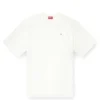 t-crahor-boxt-t1 T-shirt in cotone con micro ricami