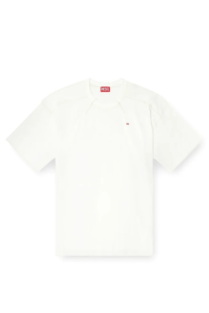 t-crahor-boxt-t1 T-shirt in cotone con micro ricami
