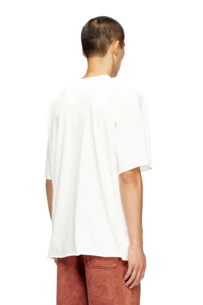 t-crahor-boxt-t1 T-shirt in cotone con micro ricami