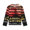 t-craneup-ls T-shirt con stampa a righe ispirata al cinema t-craneup-ls T-shirt con stampa a righe ispirata al cinema