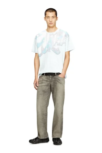 t-gaspard-ihbj T-shirt con stampa grafica sbiadita