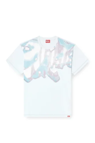 t-gaspard-ihbj T-shirt con stampa grafica sbiadita