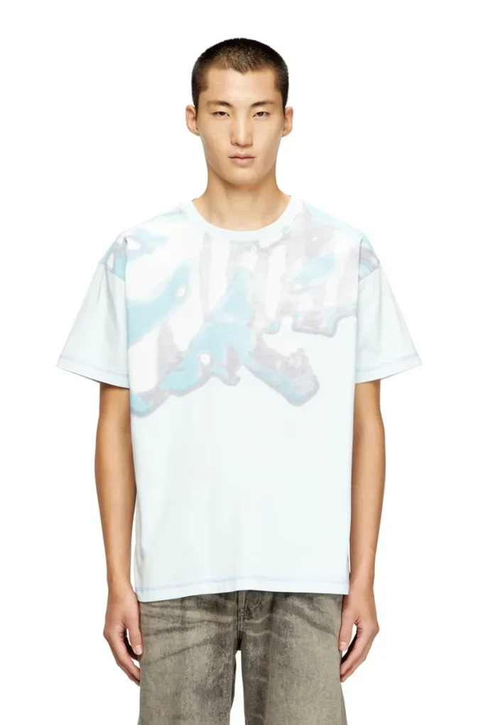 t-gaspard-ihbj T-shirt con stampa grafica sbiadita t-gaspard-ihbj T-shirt con stampa grafica sbiadita