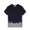 t-inlay-r1 T-shirt in nylon con inserto in tulle t-inlay-r1 T-shirt in nylon con inserto in tulle