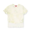 t-inlay T-shirt in nylon con stampa araldica t-inlay T-shirt in nylon con stampa araldica