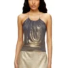 t-ireni Top in jersey con scollo drappeggiato t-ireni Top in jersey con scollo drappeggiato