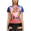t-jodie T-shirt con stampa Diesel film stropicciata t-jodie T-shirt con stampa Diesel film stropicciata