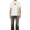 t-just-n4 T-shirt con logo floccato in cotone biologico t-just-n4 T-shirt con logo floccato in cotone biologico