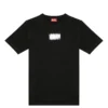 t-just-n4 T-shirt con logo floccato in cotone biologico t-just-n4 T-shirt con logo floccato in cotone biologico