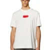 t-just-n4 T-shirt con logo floccato in cotone biologico t-just-n4 T-shirt con logo floccato in cotone biologico