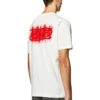 t-just-n4 T-shirt con logo floccato in cotone biologico t-just-n4 T-shirt con logo floccato in cotone biologico