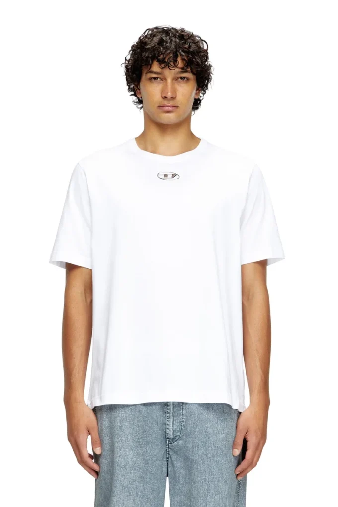 t-just-od T-shirt con logo stampato a iniezione t-just-od T-shirt con logo stampato a iniezione