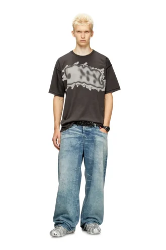 t-leonard-ihbj T-shirt con stampa graffiti