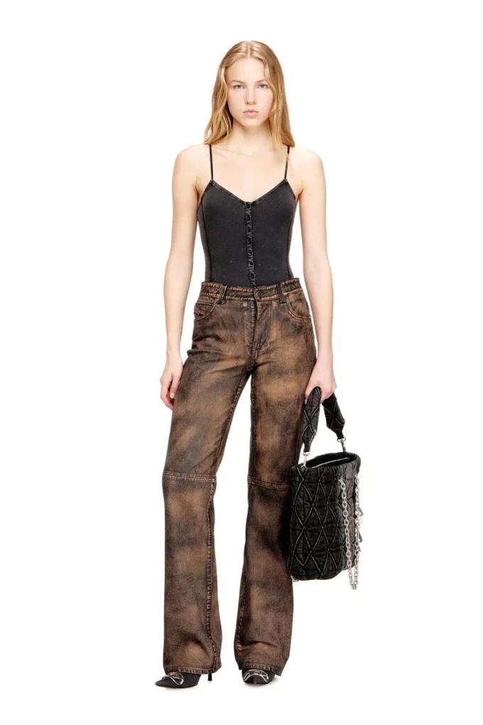 t-ley Body con tanga in jersey a costine marmorizzato t-ley Body con tanga in jersey a costine marmorizzato