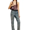 t-ley Body con tanga in jersey a costine marmorizzato t-ley Body con tanga in jersey a costine marmorizzato