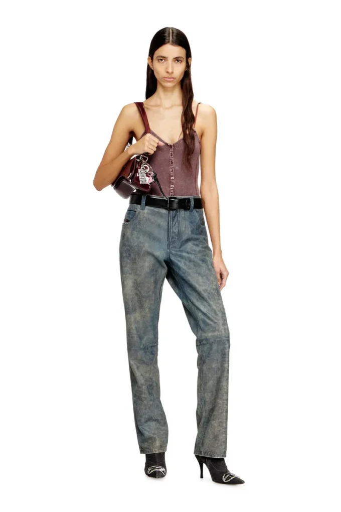 t-ley Body con tanga in jersey a costine marmorizzato t-ley Body con tanga in jersey a costine marmorizzato