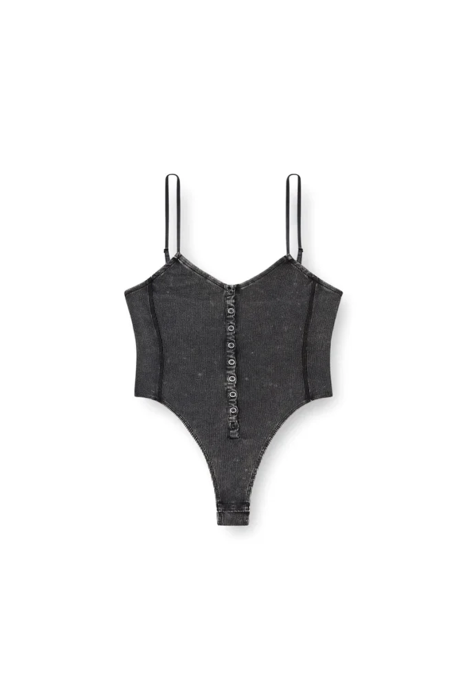 t-ley Body con tanga in jersey a costine marmorizzato t-ley Body con tanga in jersey a costine marmorizzato