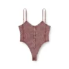 t-ley Body con tanga in jersey a costine marmorizzato t-ley Body con tanga in jersey a costine marmorizzato