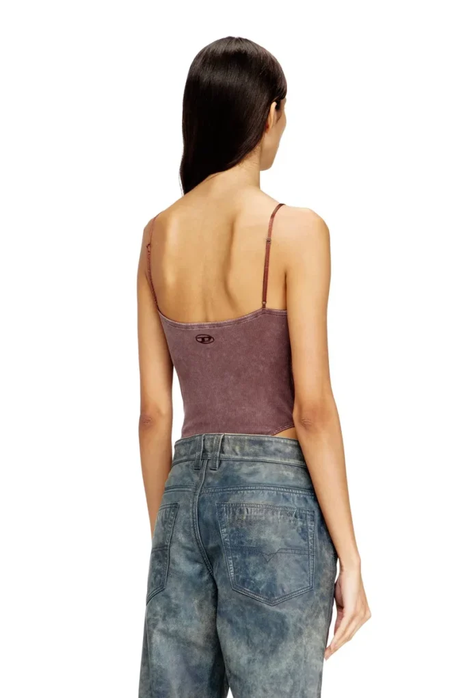 t-ley Body con tanga in jersey a costine marmorizzato t-ley Body con tanga in jersey a costine marmorizzato