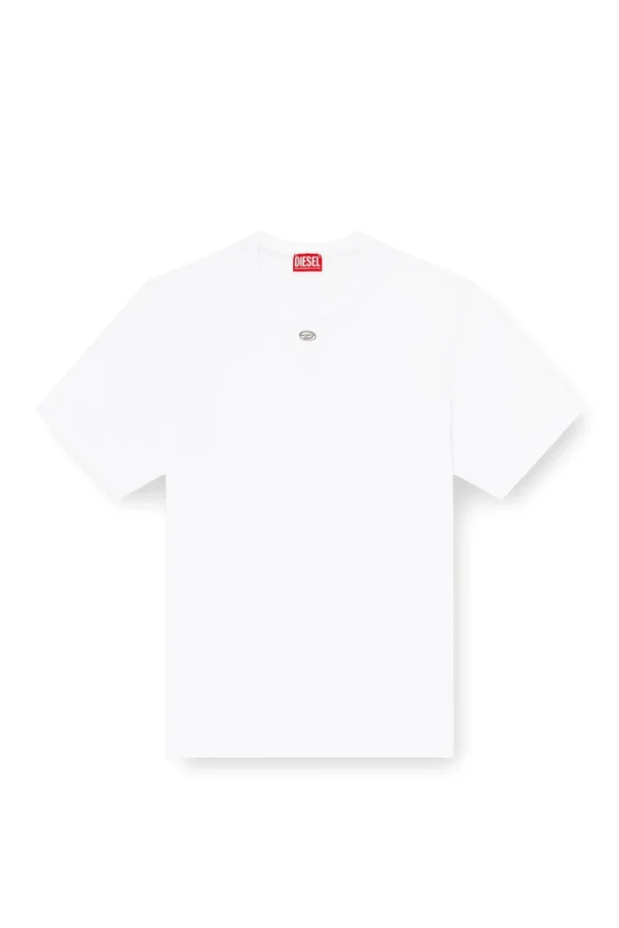 t-madjust-tr T-shirt regular con girocollo e Oval D