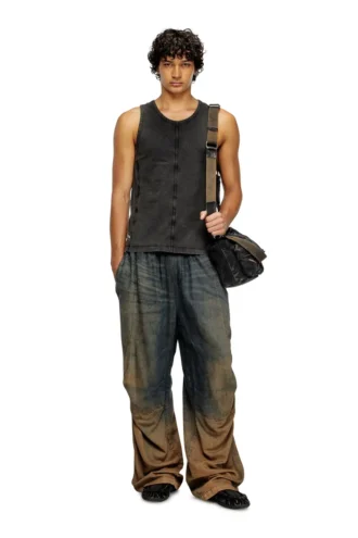 t-mely-sl Canotta in jersey effetto denim