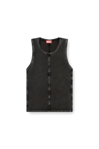 t-mely-sl Canotta in jersey effetto denim