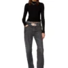 t-mokky-ls-microdiv Top a costine con collo alto t-mokky-ls-microdiv Top a costine con collo alto