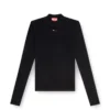 t-mokky-ls-microdiv Top a costine con collo alto t-mokky-ls-microdiv Top a costine con collo alto