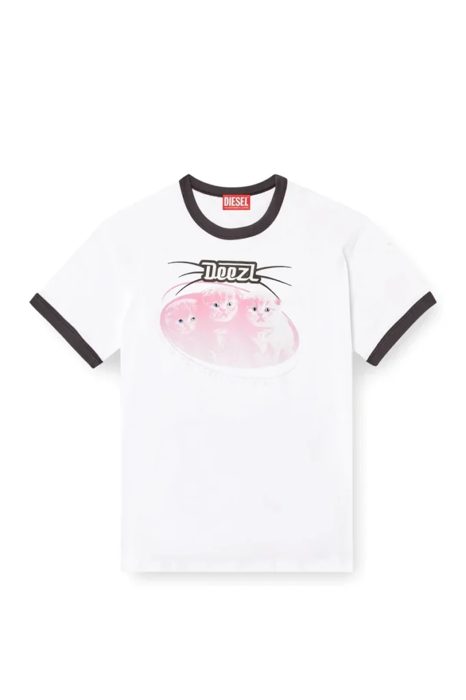 t-norm-cuff T-shirt in cotone con stampa digitale t-norm-cuff T-shirt in cotone con stampa digitale