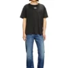 t-norm-iod T-shirt leggera in cotone con logo Oval D metallizzato