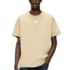 t-norm-iod T-shirt leggera in cotone con logo Oval D metallizzato