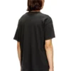 t-norm-iod T-shirt leggera in cotone con logo Oval D metallizzato