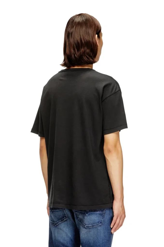 t-norm-iod T-shirt leggera in cotone con logo Oval D metallizzato