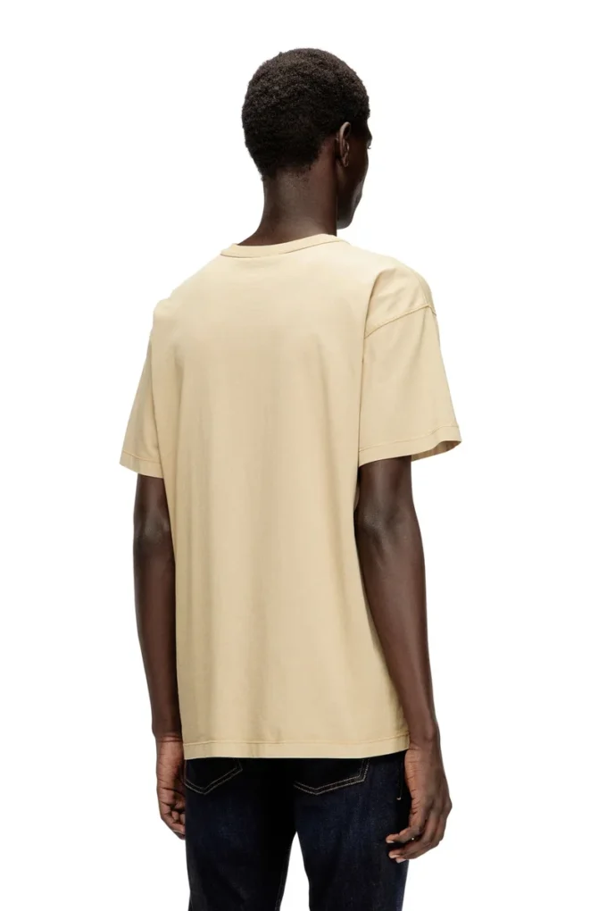 t-norm-iod T-shirt leggera in cotone con logo Oval D metallizzato