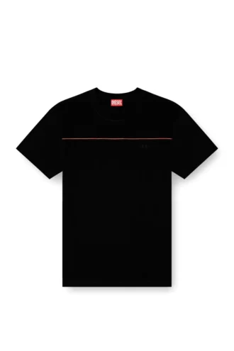 t-norm-piping T-shirt con bordino a contrasto