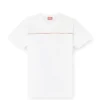 t-norm-piping T-shirt con bordino a contrasto