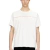 t-norm-piping T-shirt con bordino a contrasto