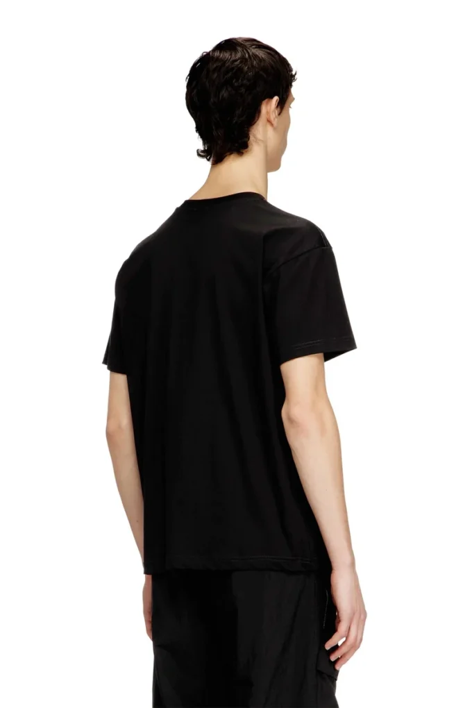 t-norm-piping T-shirt con bordino a contrasto