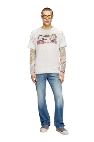 t-norm-t15 T-shirt con grafica in strass