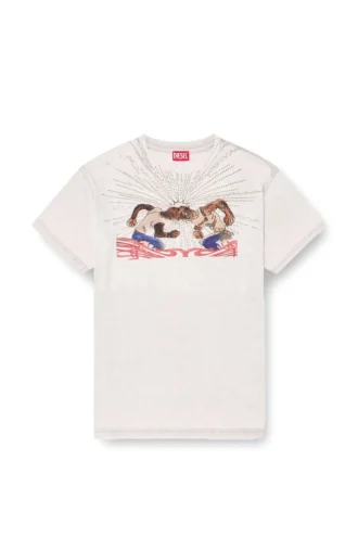 t-norm-t15 T-shirt con grafica in strass