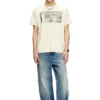 t-norm-t2 T-shirt con slogan e lavaggio burnout t-norm-t2 T-shirt con slogan e lavaggio burnout
