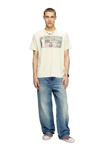 t-norm-t2 T-shirt con slogan e lavaggio burnout