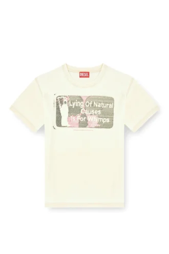 t-norm-t2 T-shirt con slogan e lavaggio burnout