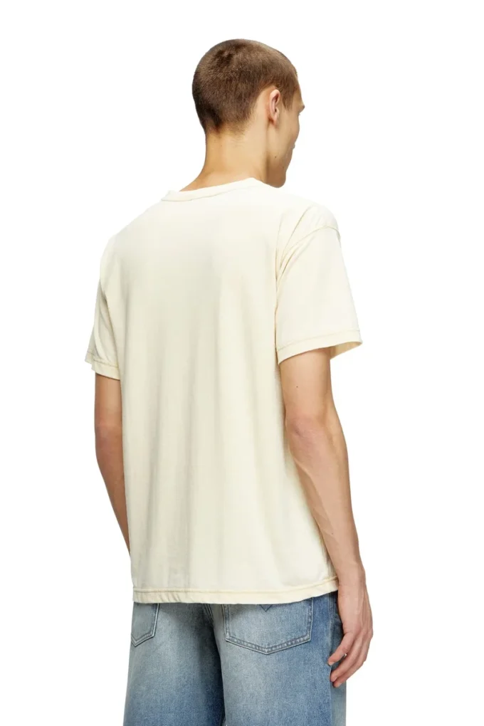 t-norm-t2 T-shirt con slogan e lavaggio burnout t-norm-t2 T-shirt con slogan e lavaggio burnout