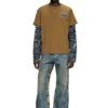 t-norm-t3 T-shirt con patch logo mimetico t-norm-t3 T-shirt con patch logo mimetico