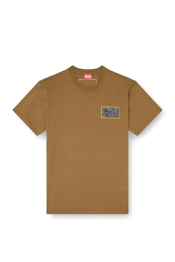 t-norm-t3 T-shirt con patch logo mimetico t-norm-t3 T-shirt con patch logo mimetico