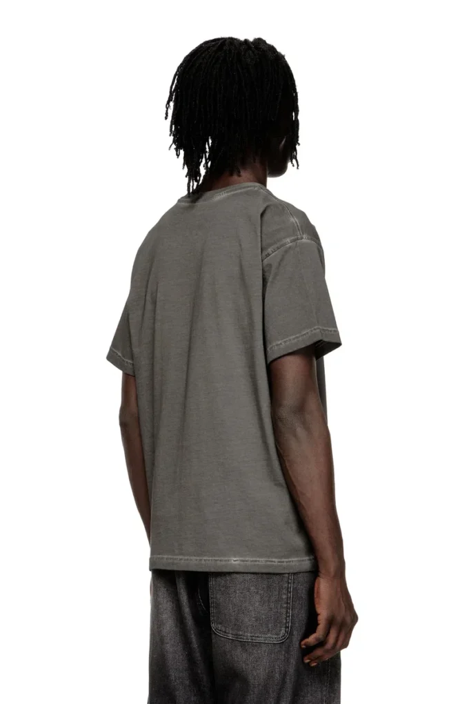 t-norm-t7 T-shirt in cotone con girocollo e stampa